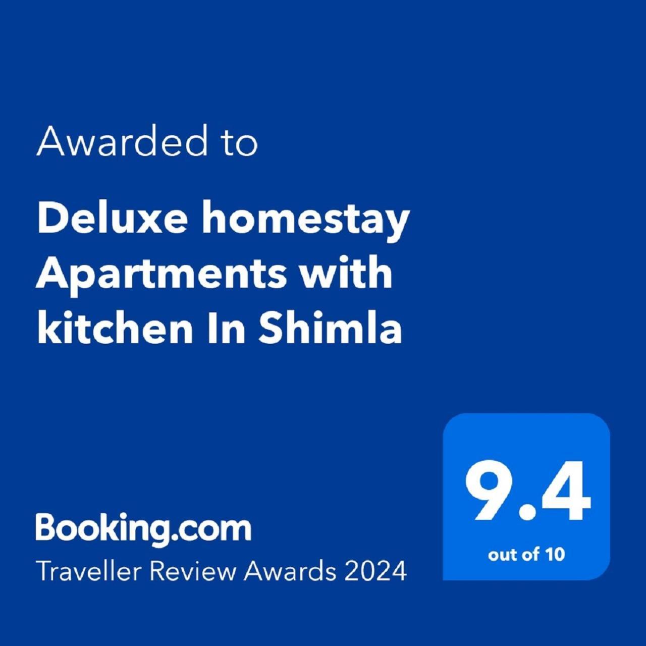 Deluxe Homestay Apartments With Kitchen In Shimla Esterno foto